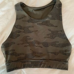 CycleBar camo sports bra
